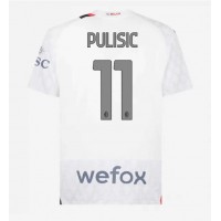 Camiseta AC Milan Christian Pulisic #11 Segunda Equipación Replica 2023-24 mangas cortas